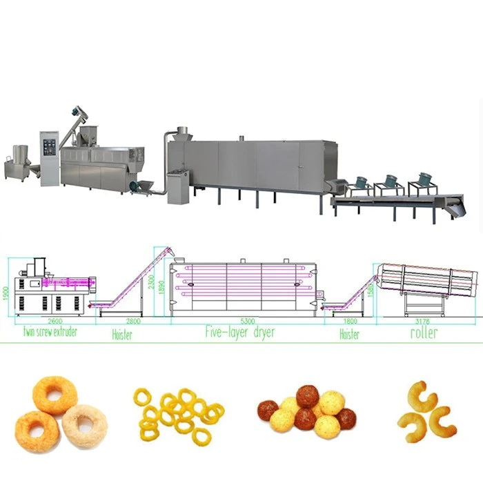 Puffed Corn Extruder factory
